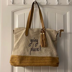 NWT Adorable tote “Going places!”